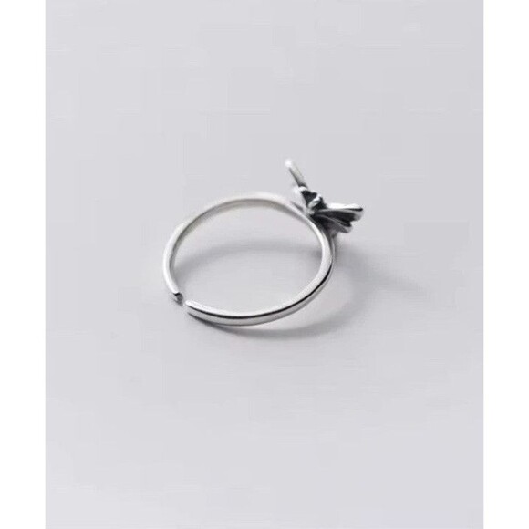 925 Sterling Silver Bumble Bee Ring Adjustable Symbol Of Wisdom Birth & Rebirth - Picture 5 of 9